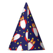 Space Rocket Star Ship 1st Birthday Party Petten Feesthoedjes (Achterkant)