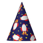 Space Rocket Star Ship 1st Birthday Party Petten Feesthoedjes (Links)