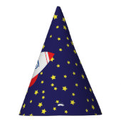 Space Rocket Star Ship 1st Birthday Party Petten Feesthoedjes (Rechts)