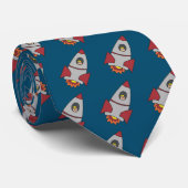 Space Rocket Stropdas (Opgerold)