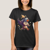 Space Rooster met Jet Pack T-shirt (Voorkant)