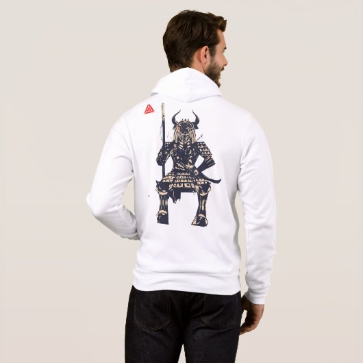 Space Samurai Warrior Hoodie (Achterkant volledig)