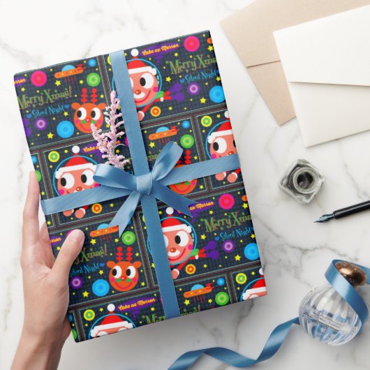 SPACE SANTA CADEAUPAPIER (Geschenken)