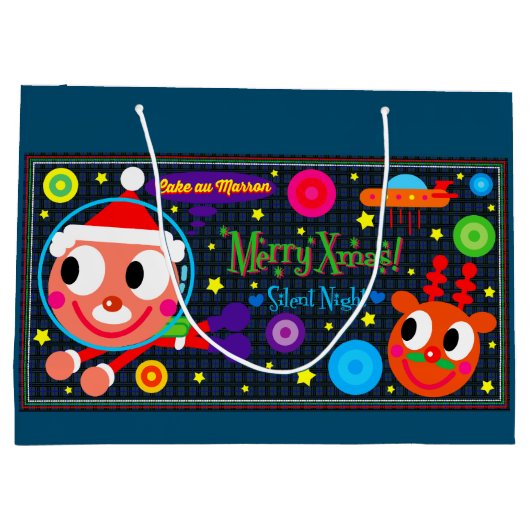 SPACE SANTA GROOT CADEAUZAKJE (Achterkant)