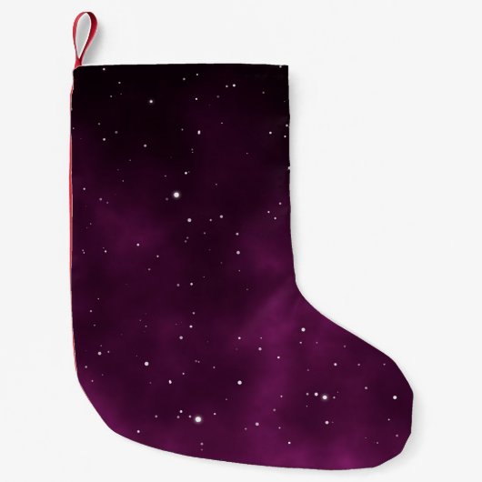 Space scape illustration astronomy graphic design  kleine kerstsok (Voorkant)