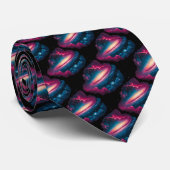 Space Science Custom Necktie Stropdas (Opgerold)