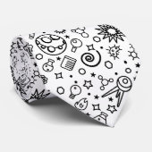 Space Science Custom Necktie Stropdas (Opgerold)