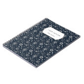 Space Science Stars Planets Rocket Custom Name Notitieboek (Linkerzijde)