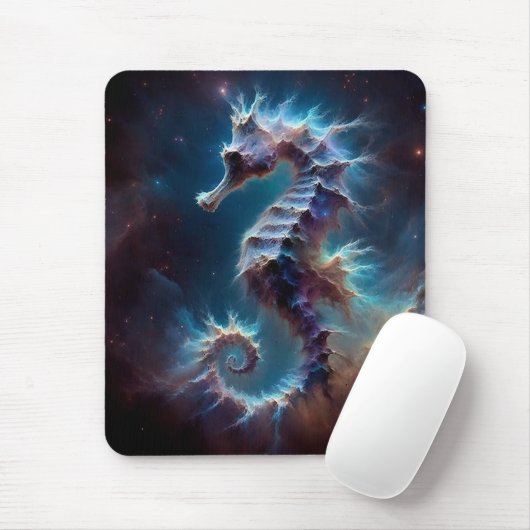 Space Seahorse Mousepad Muismat (Met muis)