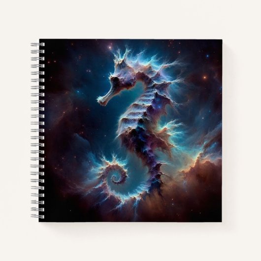 Space Seahorse Notitieboek (Voorkant)