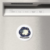 Space Sheep Funny Astronaut Sheep Pun Magneet (Insitu (Vaatwasser))
