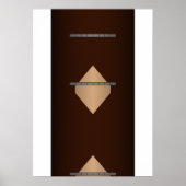 Space ship temple carpet poster (Voorkant)