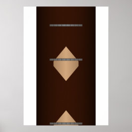 Space ship temple carpet poster