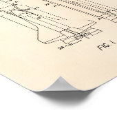 Space Shuttle 1977 Patent Art - Old Peper Poster (Hoek)