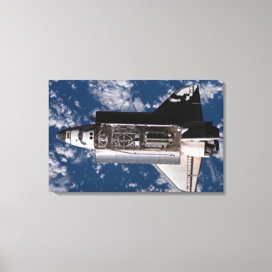 Space Shuttle Atlantis 2 Canvas Afdruk (Voorkant)