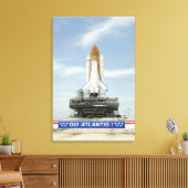 Space shuttle Atlantis 2 Canvas Afdruk (Insitu (Woonkamer))
