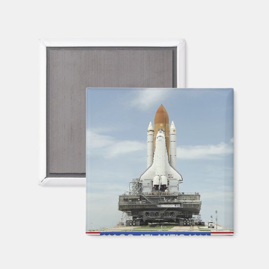Space shuttle Atlantis 2 Magneet (Voorkant / Achterkant)