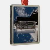 Space Shuttle Atlantis 2 Metalen Ornament (Rechts)