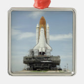 Space shuttle Atlantis 2 Metalen Ornament (Voorkant)