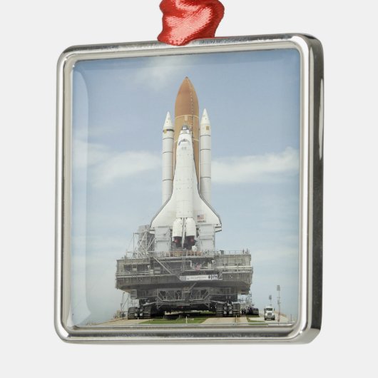 Space shuttle Atlantis 2 Metalen Ornament (Links)
