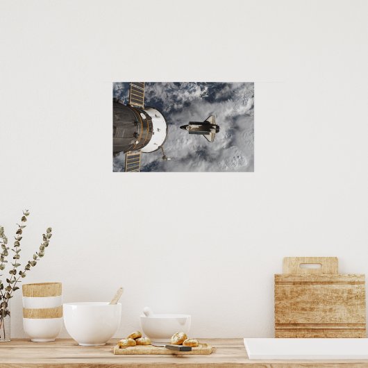 Space Shuttle Atlantis 2 Poster (Keuken)
