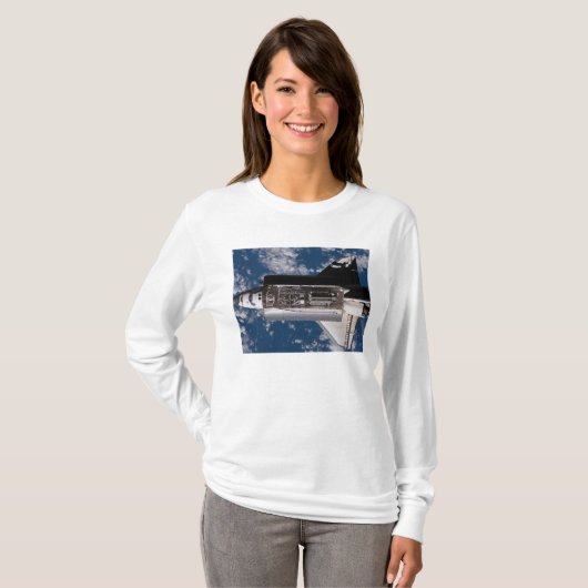 Space Shuttle Atlantis 2 T-shirt (Voorkant volledig)