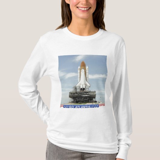 Space shuttle Atlantis 2 T-shirt (Voorkant)