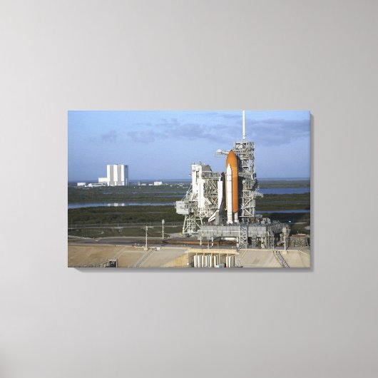 Space shuttle Atlantis 3 Canvas Afdruk (Voorkant)