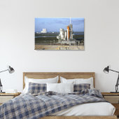 Space shuttle Atlantis 3 Canvas Afdruk (Insitu (Slaapkamer))