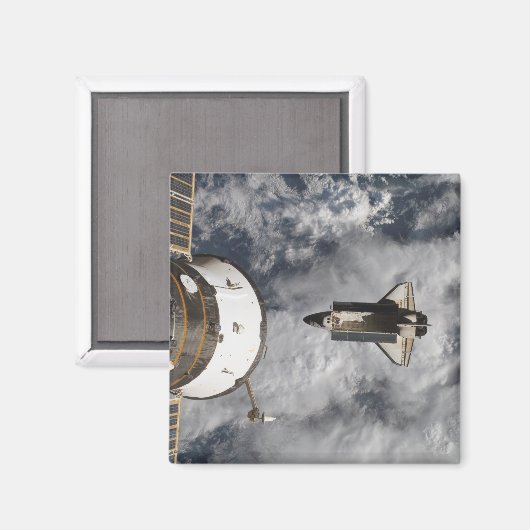 Space Shuttle Atlantis 3 Magneet (Voorkant / Achterkant)