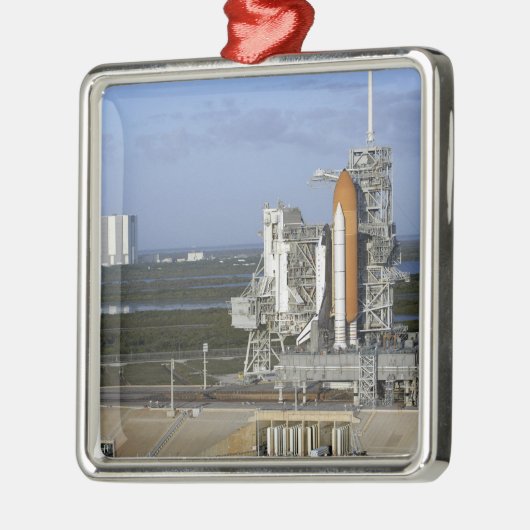Space shuttle Atlantis 3 Metalen Ornament (Links)