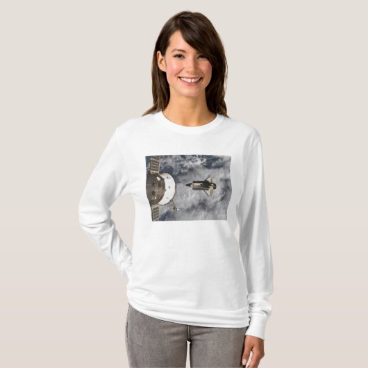 Space Shuttle Atlantis 3 T-shirt (Voorkant volledig)