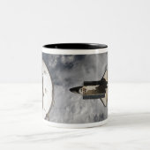 Space Shuttle Atlantis 3 Tweekleurige Koffiemok (Center)