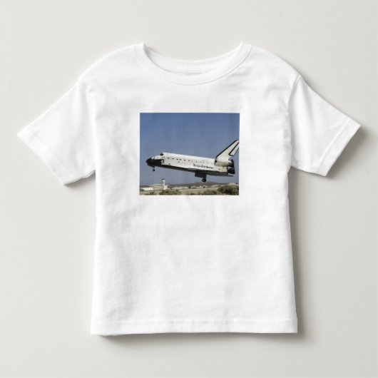 Space Shuttle Atlantis bereidt de landing voor Kinder Shirts (Voorkant)