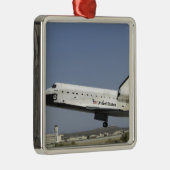 Space Shuttle Atlantis bereidt de landing voor Metalen Ornament (Rechts)