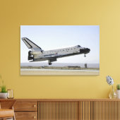 Space Shuttle Atlantis bereidt voor op landing 2 Canvas Afdruk (Insitu (Woonkamer))