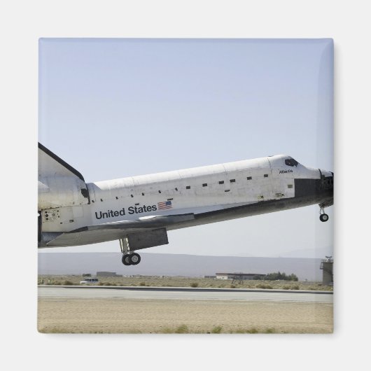 Space Shuttle Atlantis bereidt voor op landing 2 Magneet (Voorkant)