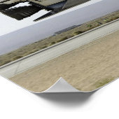 Space Shuttle Atlantis bereidt voor op landing 2 Poster (Hoek)