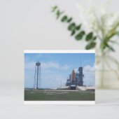 Space Shuttle Atlantis Briefkaart (Staand voorkant)