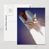 Space Shuttle Atlantis Briefkaart (Voorkant / Achterkant)