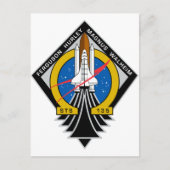 Space Shuttle Atlantis Briefkaart (Voorkant)