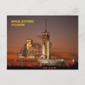 Space Shuttle Atlantis Briefkaart (Voorkant)