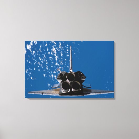 Space Shuttle Atlantis Canvas Afdruk (Voorkant)