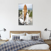 Space shuttle Atlantis Canvas Afdruk (Insitu (Slaapkamer))