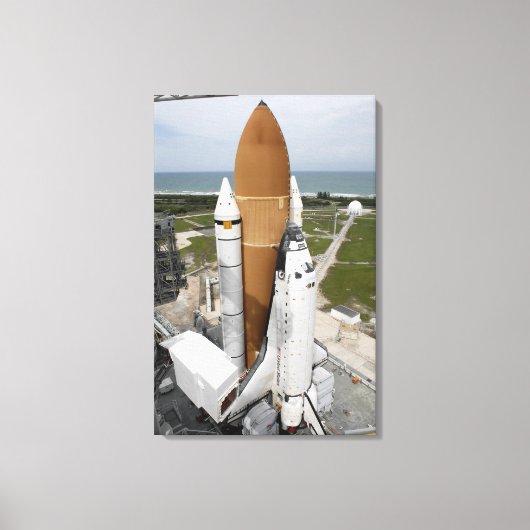 Space shuttle Atlantis Canvas Afdruk (Voorkant)