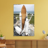 Space shuttle Atlantis Canvas Afdruk (Insitu (Woonkamer))