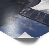 Space Shuttle Atlantis en een Russisch ruimtevaart Foto Afdruk (Hoek)