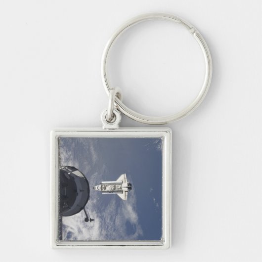 Space Shuttle Atlantis en een Russisch ruimtevaart Sleutelhanger (Voorkant)