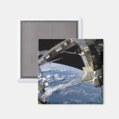 Space Shuttle Atlantis en een Soyuz-ruimtevaartuig Magneet (Voorkant / Achterkant)
