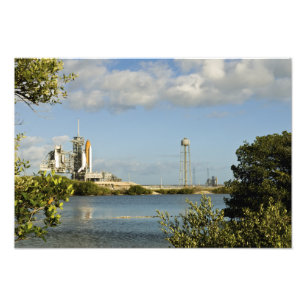 Space Shuttle Atlantis en Endeavor Foto Afdruk